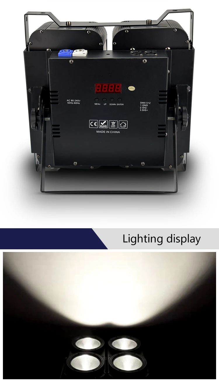 4X100W LED Audience Blinder Surface Light 4 Eyes Strobe