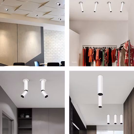 Allway Moving Head LED-Scheinwerferlampe aus Aluminium