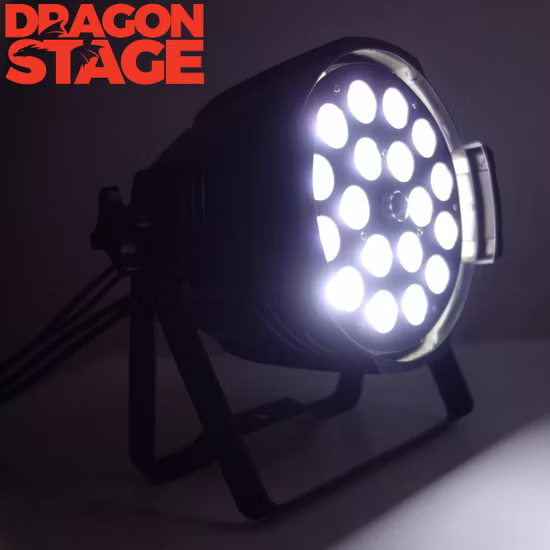 Dragonstage 180W/216W/270W 18X10W 4in1 große Kunststoffschale DJ professionelle Innenbeleuchtung Bester Preis RGBW+UV 18 LED PAR-Leuchten