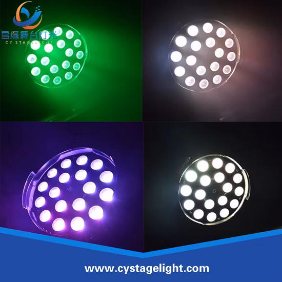 RGBW 4in1 18 PCS 8W LED PAR-Beleuchtung Bühnen-LED-Licht