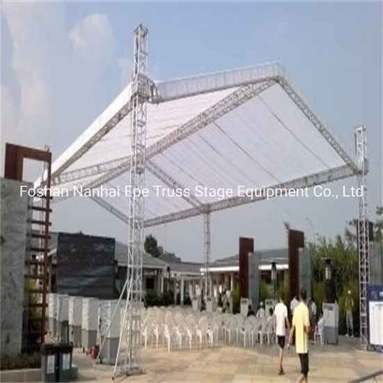 Bühnen-Aluminium-Dach-Lautsprecherständer, quadratischer LED-Bildschirm, Zapfen, Bolzen, Fachwerk, Beleuchtungsausrüstung
